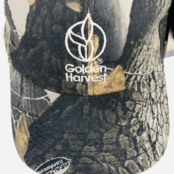 New Golden Harvest Hat K Products Snapback Camo Hunting Realtree Hardwoods - Picture 7 of 11